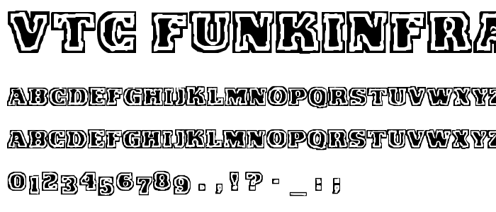 VTC FunkinFrat Regular font